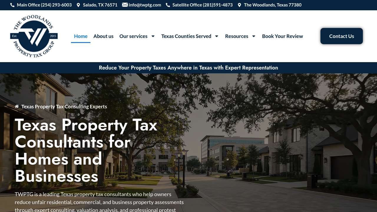The Woodlands Property Tax Group website
