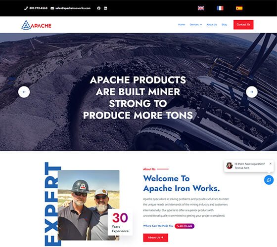 New Apache Iron Works Website