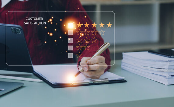 Woman Leaving Review